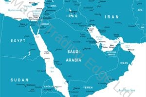 Detailed Map of the Middle East