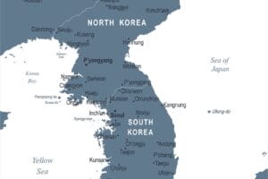 Korean Penisula Map