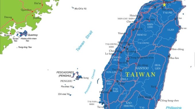 Map Of Taiwan