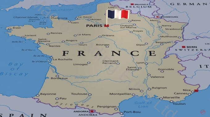 Map of France