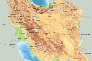 Detailed Map of Iran