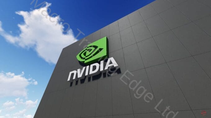 NVIDIA Logo on Building