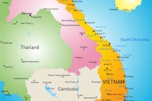 Color Map of Vietnam