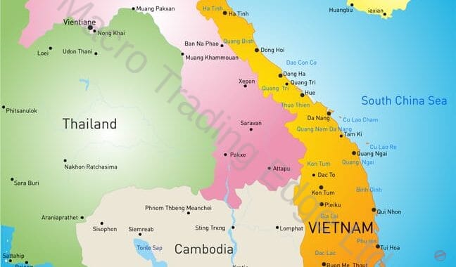 Color Map of Vietnam