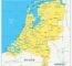 Detailed Map of Netherlands