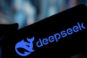 Deepseek wording and logo