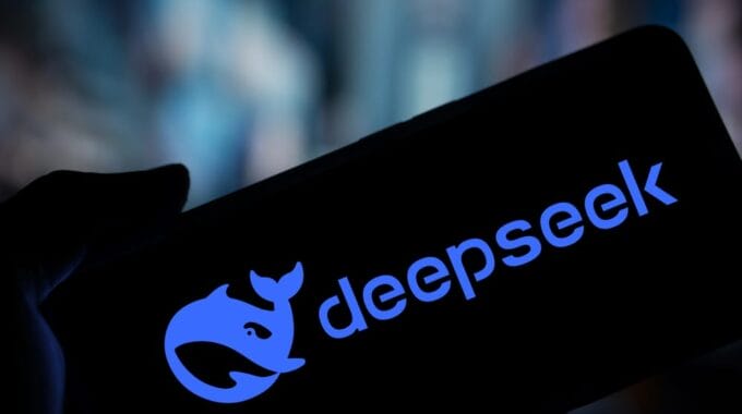 Deepseek wording and logo