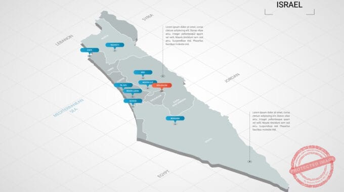 Map of Israel