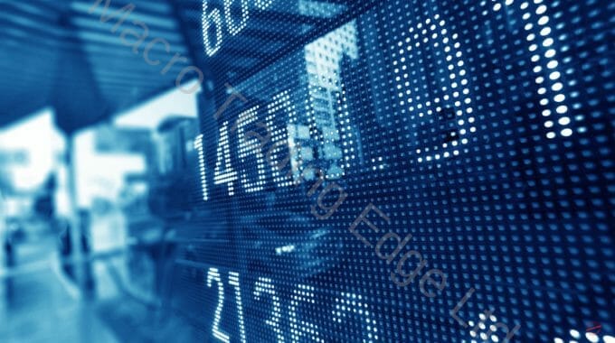 stock market price display