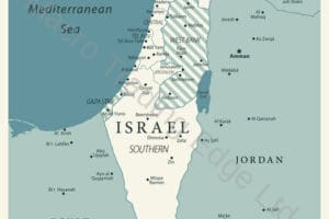 Map of Israel