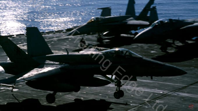 Fighter Jets on Aircraft Carrier
