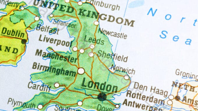 Map of Great Britain